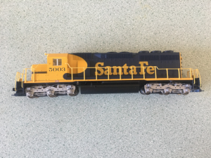 Kato HO SD40 37-6327 Santa Fe #5003 DCC ready