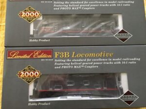 Walthers Proto HO F3 A&B set #6104C, 6104D DCC ready