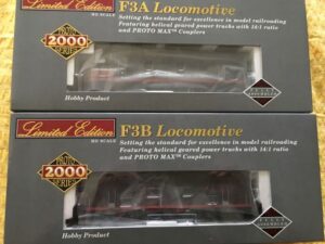 Walthers Proto HO F3 A&B set #6104A, 6104B DCC ready