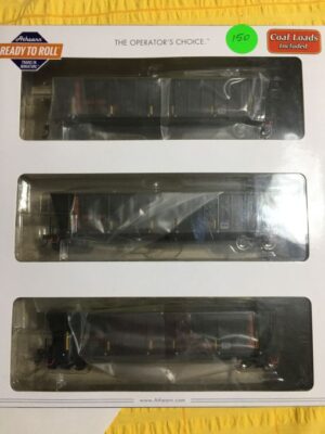 Athearn HO Bathtub Coal Hopper Sultran x 3 with loads