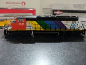 InterMountain HO SD40-2W Canadian National #5334 Expo DC/DCC